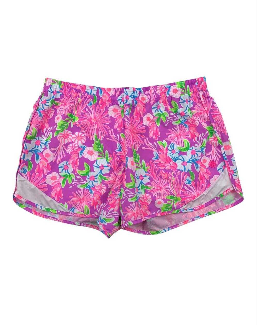 Lilly Pulitzer Luxletic Ocean Trail Shorts Amethyst Moms The Word Women's XS